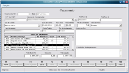 With Entersoft  FeastDay is much easier to generate and print budgets. Just add the items and print.